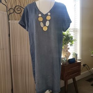 Velvet Heart Distressed Jean Dress